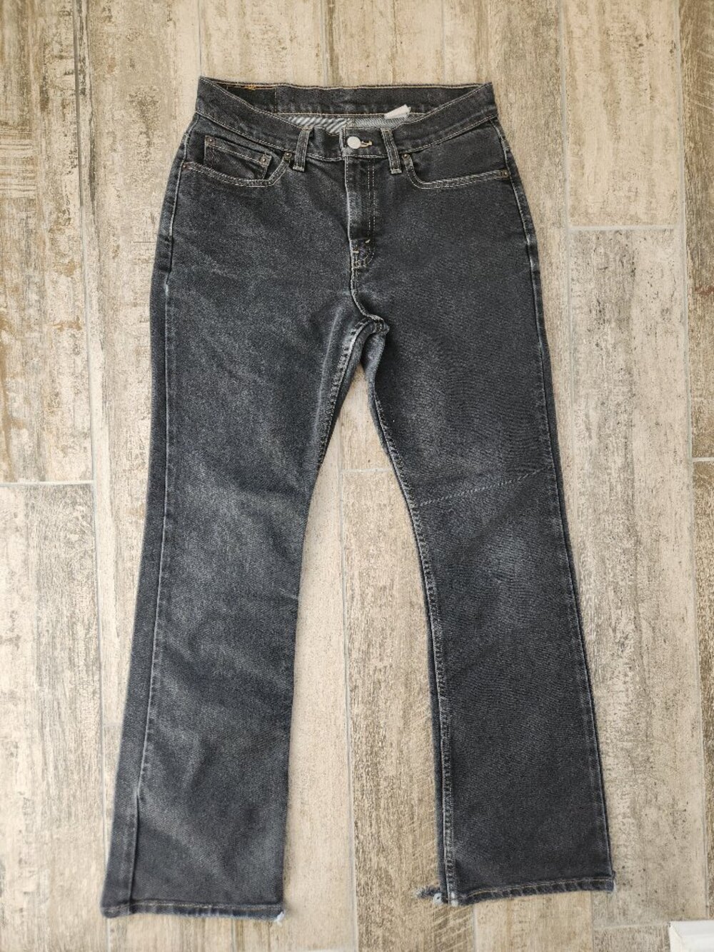 Vintage Levi's 515 Womens 28x31 Gray Boot Cut